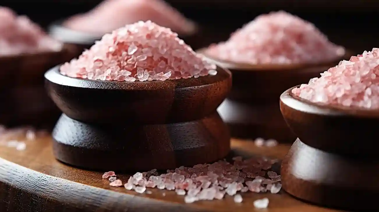 Pink salt grinders
